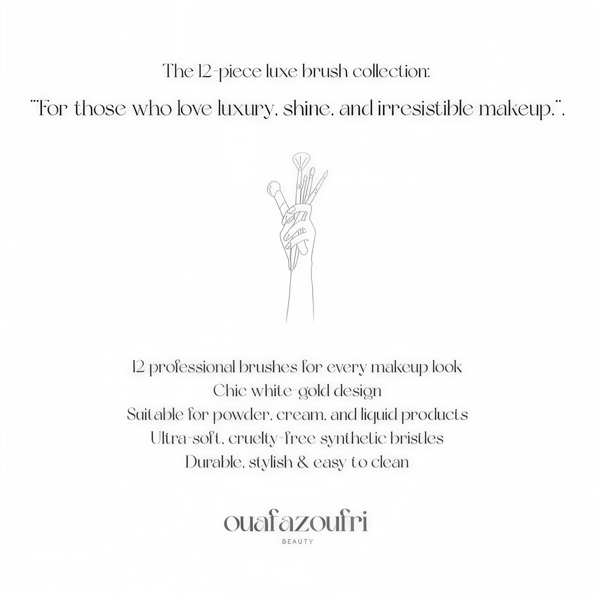 Golden Glam Brush Set