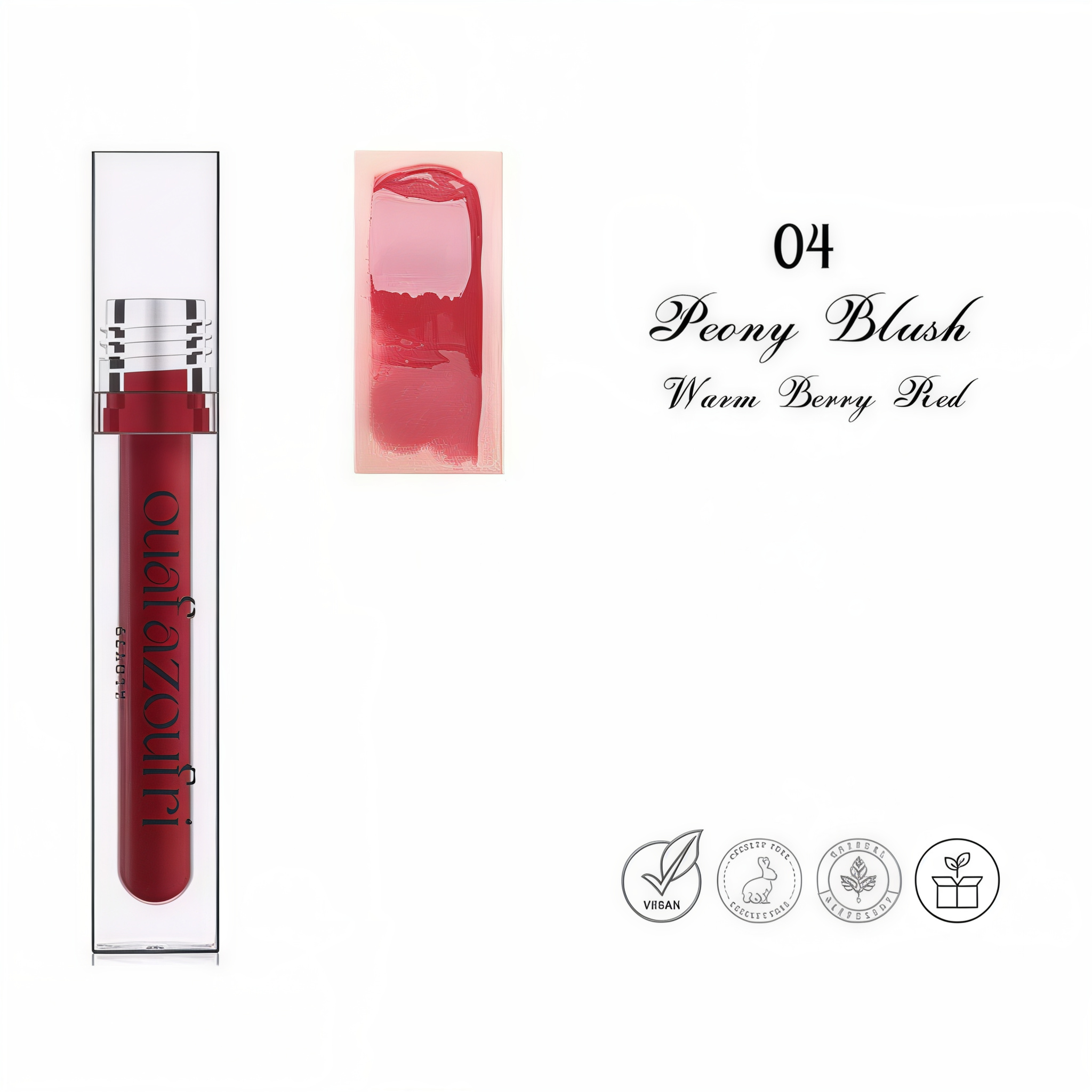04 Peony Blush - Warm Berry Red